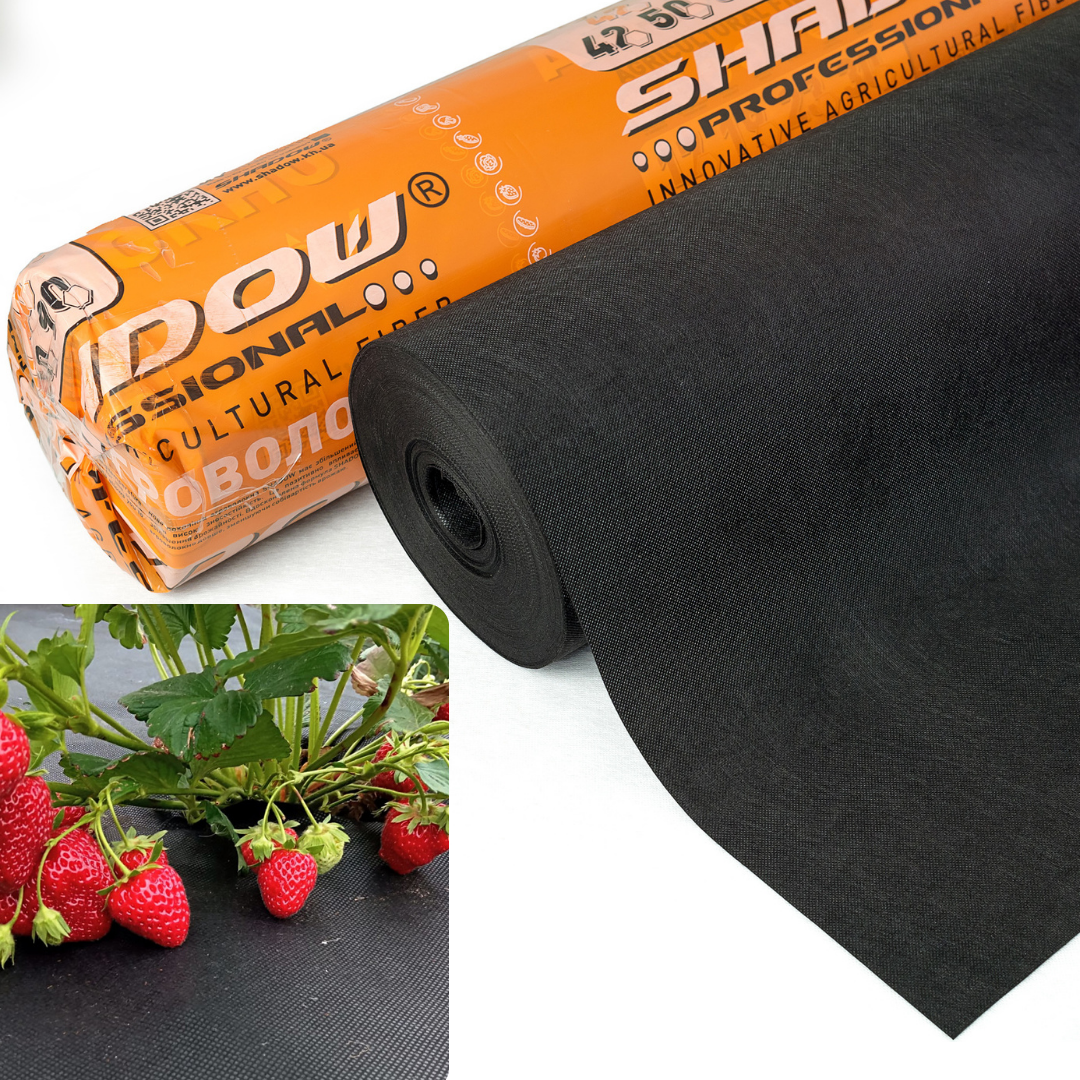Агроволокно  90 г/м2 3,2 х 50м "Shadow" 4% спанбонд чорний