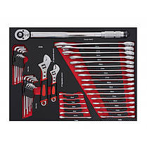 Візок для майстерні з інструментами 299 ел. Kraft&Dele KD1068 сервісна шафа, фото 3