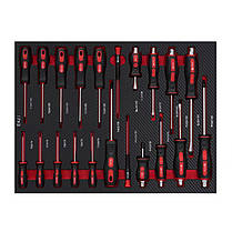 Візок для майстерні з інструментами 299 ел. Kraft&Dele KD1068 сервісна шафа, фото 5