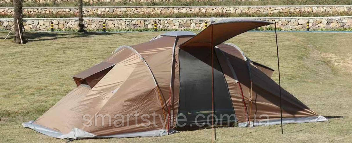 Намет 6-ти місний два окремих намети с тамбуром та навісом, фото 1