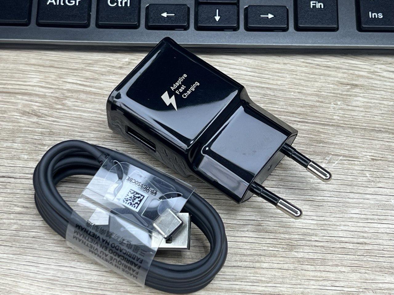 Зарядний пристрій для Samsung Fast Charging Type-C Galaxy s10 S10+, A10, A30, A40, A50 s9 s9+ s8 s8+ Note 8 9 08