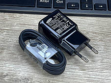 Зарядний пристрій для Samsung Fast Charging Type-C Galaxy s10 S10+, A10, A30, A40, A50 s9 s9+ s8 s8+ Note 8 9 08, фото 2