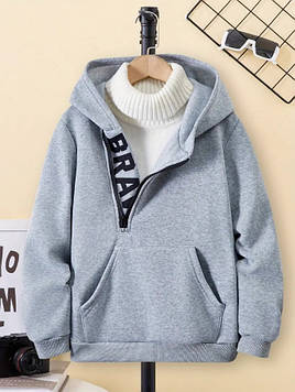 Модна толстовка тепле худі для хлопчика підлітка