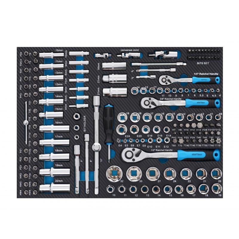 Візок для майстерні з інструментами 309 ел. Kraft&Dele KD1069 сервісна шафа