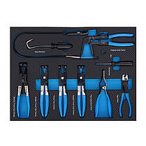 Візок для майстерні з інструментами 309 ел. Kraft&Dele KD1069 сервісна шафа, фото 5