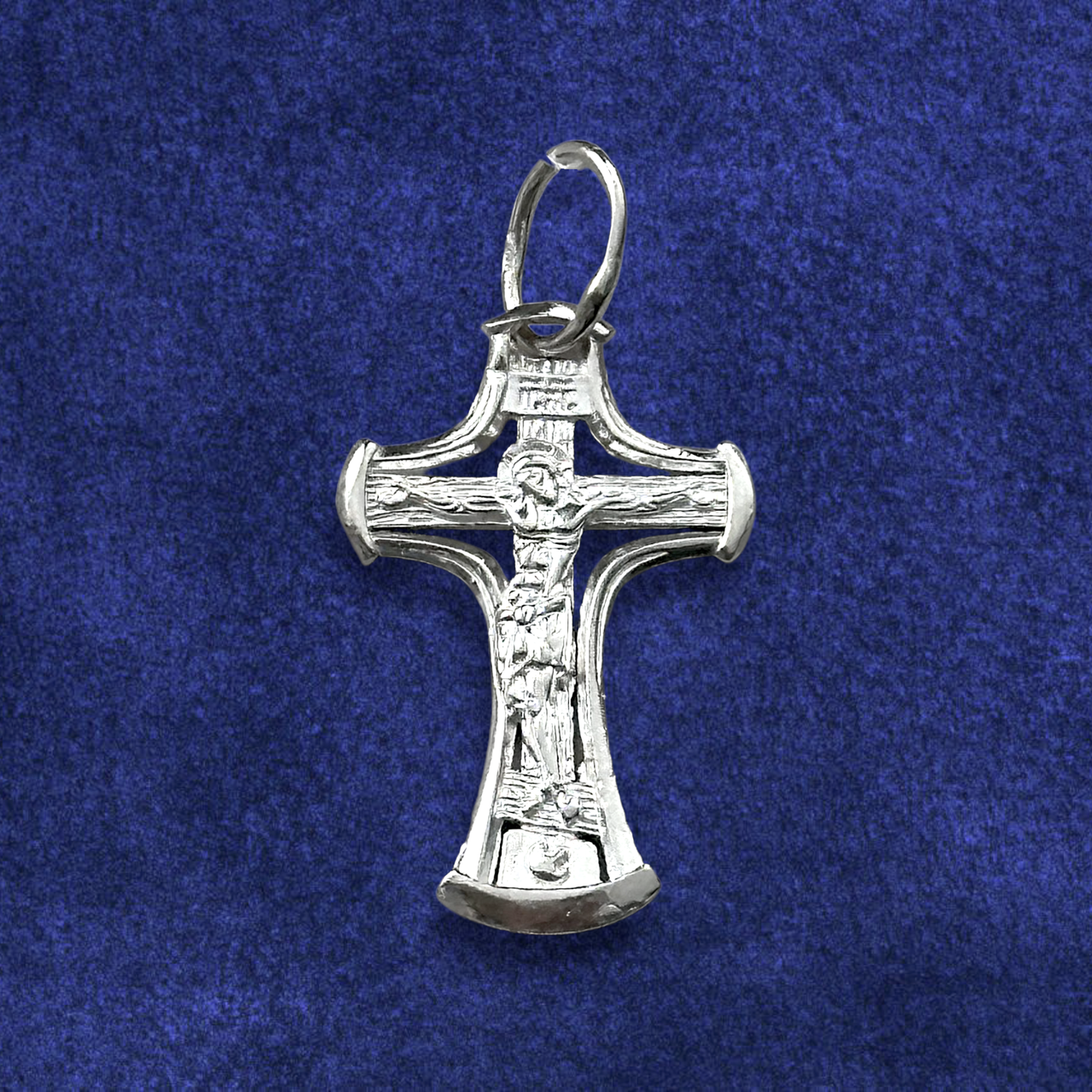Хрестик срібний 1.63 г, фото 1