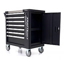 Візок для майстерні з інструментами 7ящ. Kraft Dele KD1070 сервісна шафа з набором інструментів, фото 4