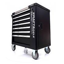 Візок для майстерні з інструментами 7ящ. Kraft Dele KD1070 сервісна шафа з набором інструментів, фото 5
