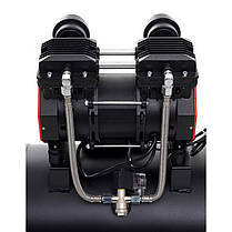 Безмасляний компресор 50 л 1500 Вт Kraft&Dele KD1386 двопоршневий компресор для майстерні, фото 2