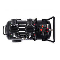 Безмасляний компресор 50 л 1500 Вт Kraft&Dele KD1386 двопоршневий компресор для майстерні, фото 3