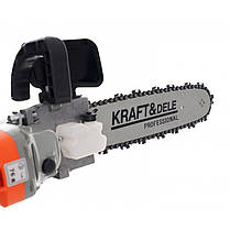 Ланцюговий адаптер для УШМ 20 В Kraft&Dele KD10624 насадка для болгарки під ланцюгову пилу, фото 3