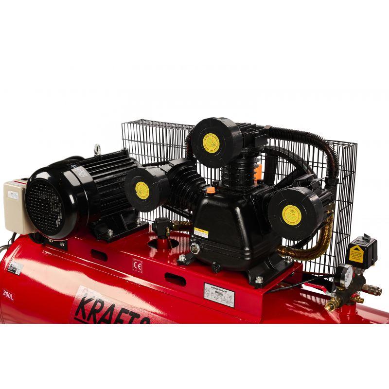 Компресор повітряний 300 л Kraft&Dele KD1411 компресор повітряний з ресивером