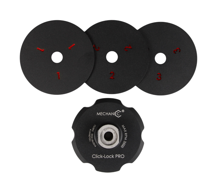 Тримач-насадка Mechanic Сlick-Lock PRO для полірувальних кіл 100 ММ M14, фото 1
