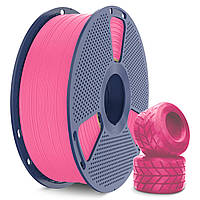 Пластик SUNLU TPU 95A  Pink, Reusable Spool V3, 1.75мм, 1кг, 190-230°C, Рожевий філамент для 3Д-друку