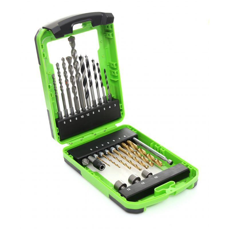 Наконечники для свердел 24 шт Kraft&Dele KD986 свердла для свердління твердих матеріалів