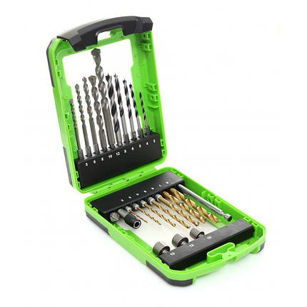 Наконечники для свердел 24 шт Kraft&Dele KD986 свердла для свердління твердих матеріалів, фото 1