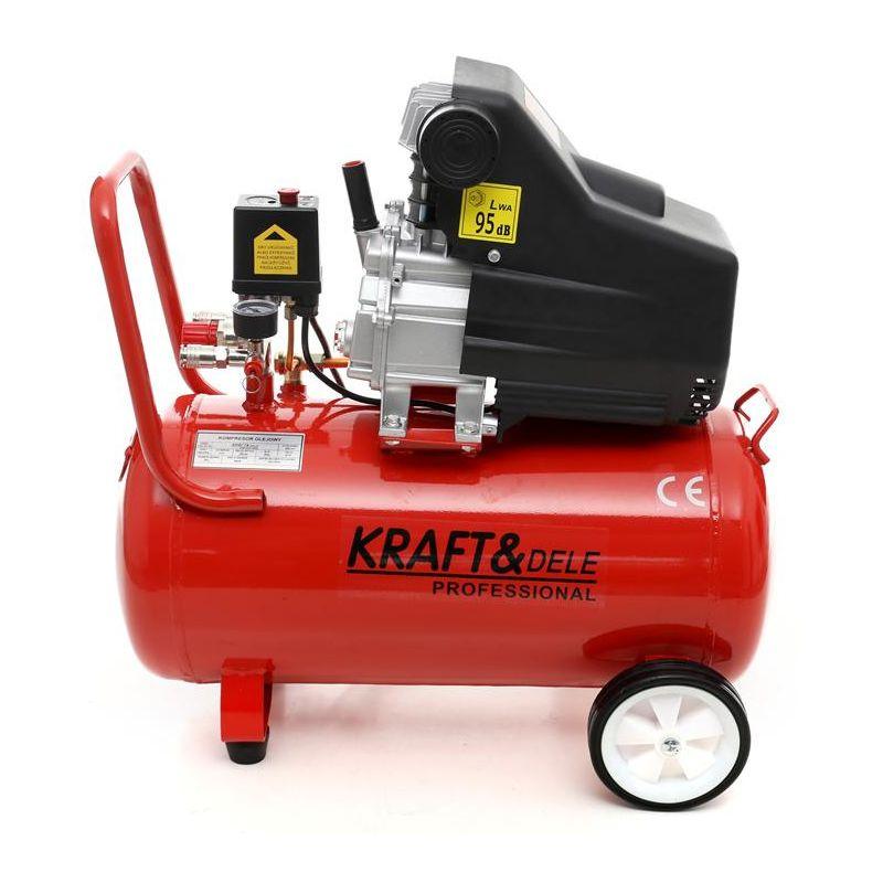 Компресор повітряний 2,8 кВт 50 л. Kraft&Dele KD401 компресор повітряний з ресивером