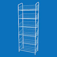 Стелаж сітчастий побутовий з кошиками Господиня