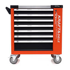 Візок для майстерні з інструментами 258ел. Kraft Dele KD1067 сервісна шафа