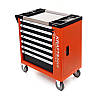 Візок для майстерні з інструментами 258ел. Kraft Dele KD1067 сервісна шафа, фото 7