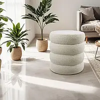 Пуф-скриня для зберігання круглого букле Altu