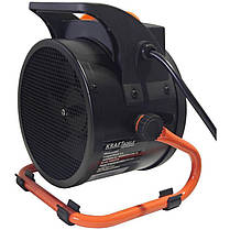 Теплова гармата професійна 1250 Вт / 2500 Вт Kraft Dele KD11727 теплова пушка електро, фото 2