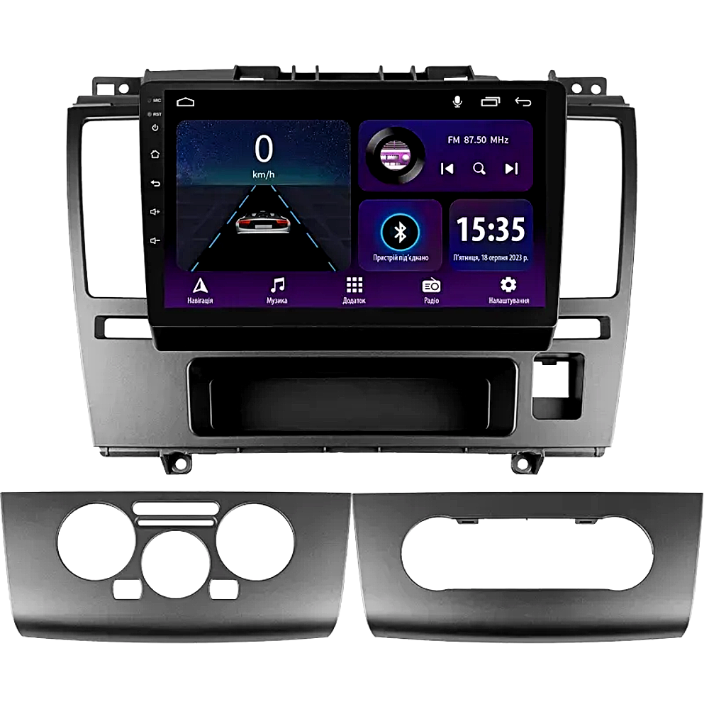 Штатна магнітола андроїд NISSAN TIIDA Manual AC/Auto  AC) 2006-12 Автомагнітола 2 дин 2/32, штатний головний пристрій ниссан, фото 1