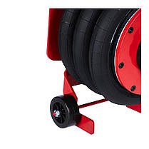 Домкрат пневмо підкатний сніговик 3,5 т, 150 - 400 мм Kraft&Dele KD470 домкрат для автомобіля, фото 3