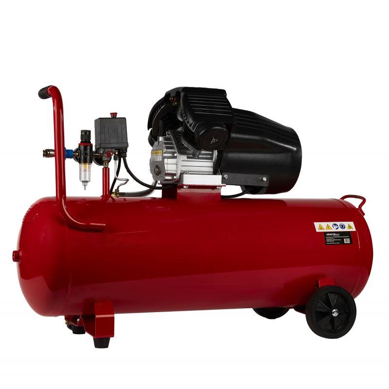 Компресор повітряний 100Л 2 Поршні Kraft&Dele KD1480 компресор повітряний з ресивером