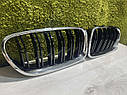 Тюнінг Решітки радіатора M5 Style BMW F10 / F11, глянець + хром, 2010–2016 Бмв ф10 ф10 ніздрі м5 стиль Tuning, фото 5