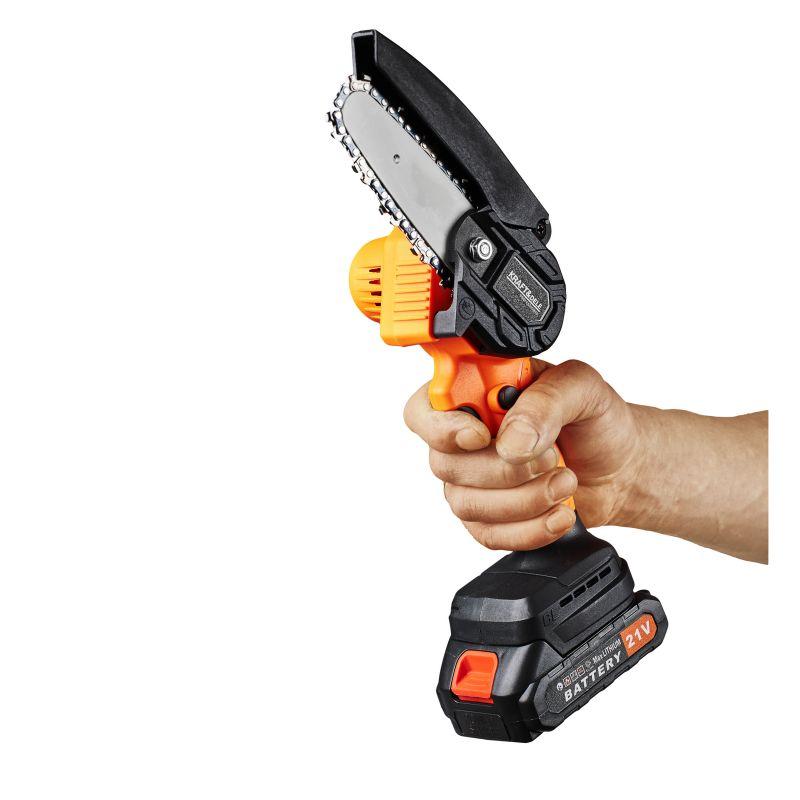 Ручна мініпила 130 мм Kraft&Dele KD10627 акумуляторна садова пила