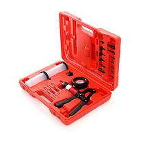 Ручний вакуумний насос із приладдям 0-3 бар Kraft&Dele KD10515 насос (тестер) діагностичний, фото 3