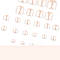Накладные ногти 24 шт. для педикюра, нюдовые, зеркальные, полупрозрачные + клей, типсы для пальцев ног, фото 7