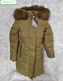 Куртка утеплена для дівчаток оптом, Nature, 8-16 років, арт. RQG-7889-3
