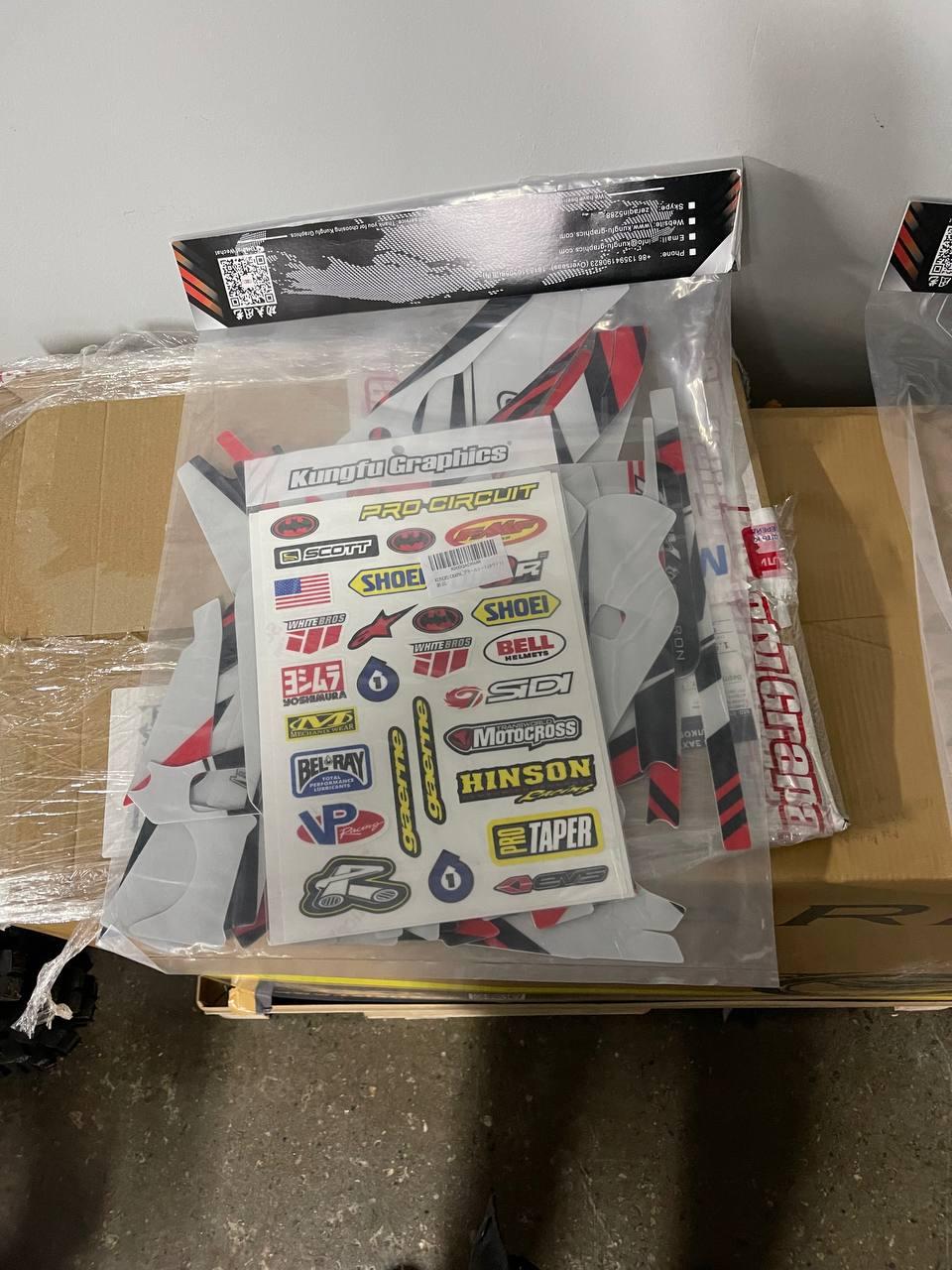 Стикери наклейки Сур-Рон тюнінг червоні, фото 1