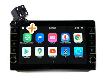 Магнітола для Skoda Fabia 2007-2014 Android 4/64 ГБ з кнопками |  8-ядер, CarPlay, Bluetooth, камера