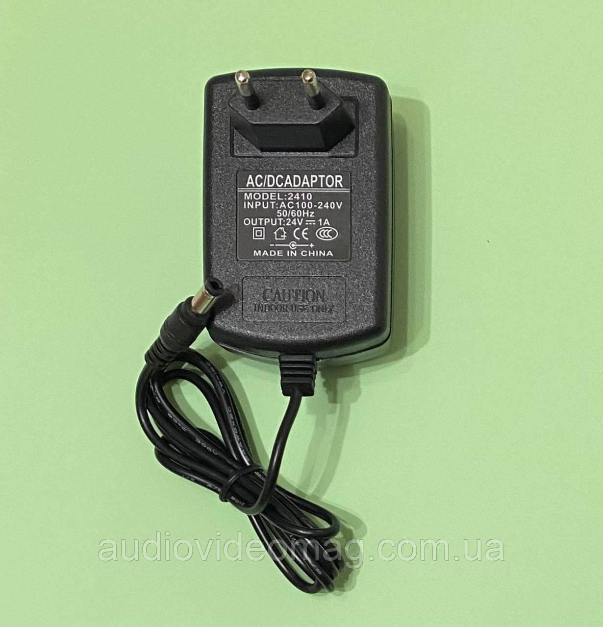 Блок живлення 24V 1A штекер 5.5-2.5, фото 1