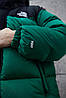 Чоловіча куртка пуховик The North Face 700 зелений Норд Фейс зимовий теплий короткий молодіжний унісекс, фото 3