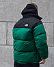Чоловіча куртка пуховик The North Face 700 зелений Норд Фейс зимовий теплий короткий молодіжний унісекс, фото 6