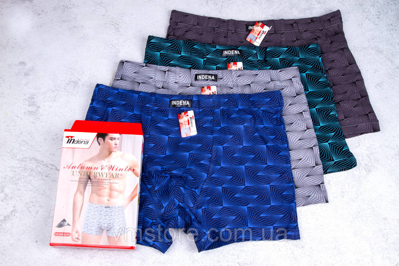 Труси боксери Indena, бавовняні, набір 2 штуки, розмір 2XL, фото 1