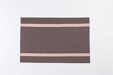 Серветка сервірувальна на стіл 45×30 (см) серветка прямокутна під тарілки, прибори Коричневий