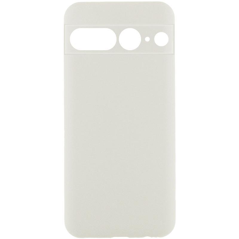 Чохол Silicone Cover Lakshmi Full Camera (AA) для Google Pixel 7 Pro | Мікрофібра Білий / White, фото 1