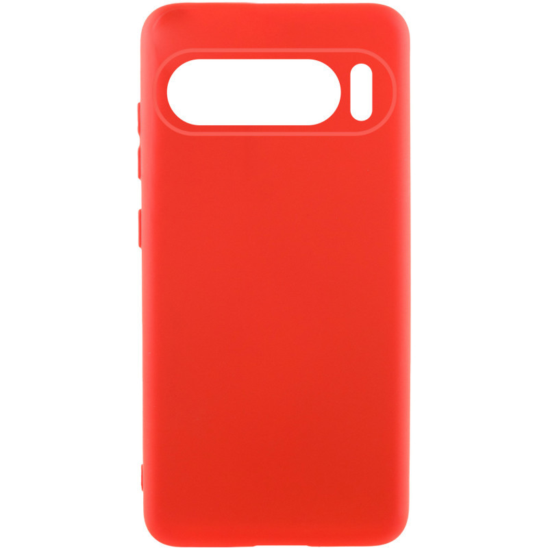 Чохол Silicone Cover Lakshmi (AA) для Google Pixel 9 | Мікрофібра Червоний / Red, фото 1