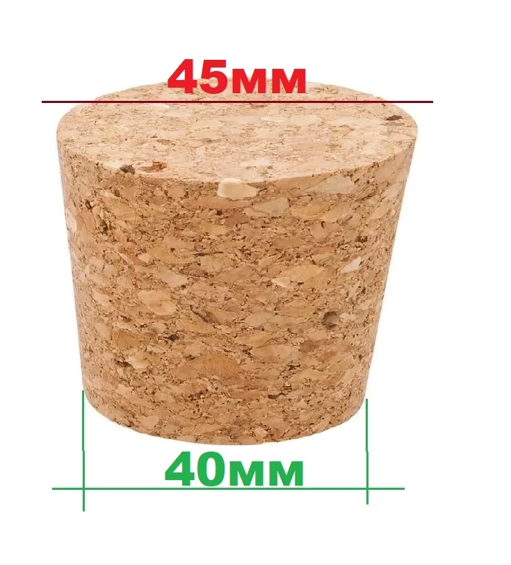 Пробка коркова конусна 45Х40Х32мм
