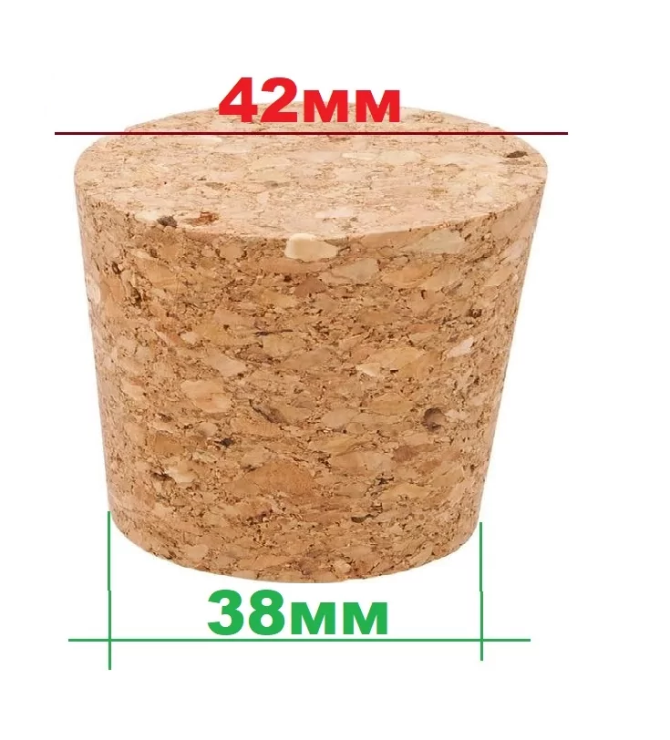 Пробка коркова конусна 42Х38Х32мм