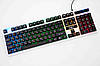 UKC 8930 Ігрова клавіатура USB дротова RGB-підсвітка, фото 4