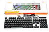 UKC 8930 Ігрова клавіатура USB дротова RGB-підсвітка, фото 6