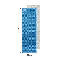 Килимок складаний IXPE Naturehike CNK2450WS044, алюмінієва плівка, 195x60х1,8 см, синій