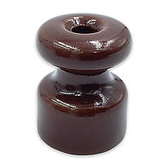 Ізолятор для ретро проводки RE керамічний коричневий CI.1822.30