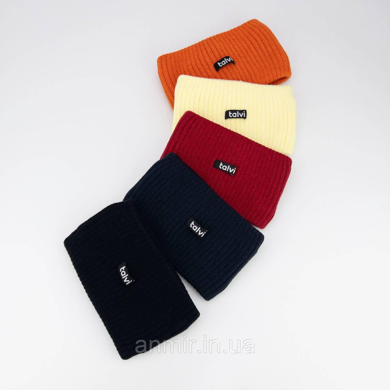 Пов'язка дитяча на голову Talvi подвійна віскоза нейлон для дівчинки 48-56, кольору міксом